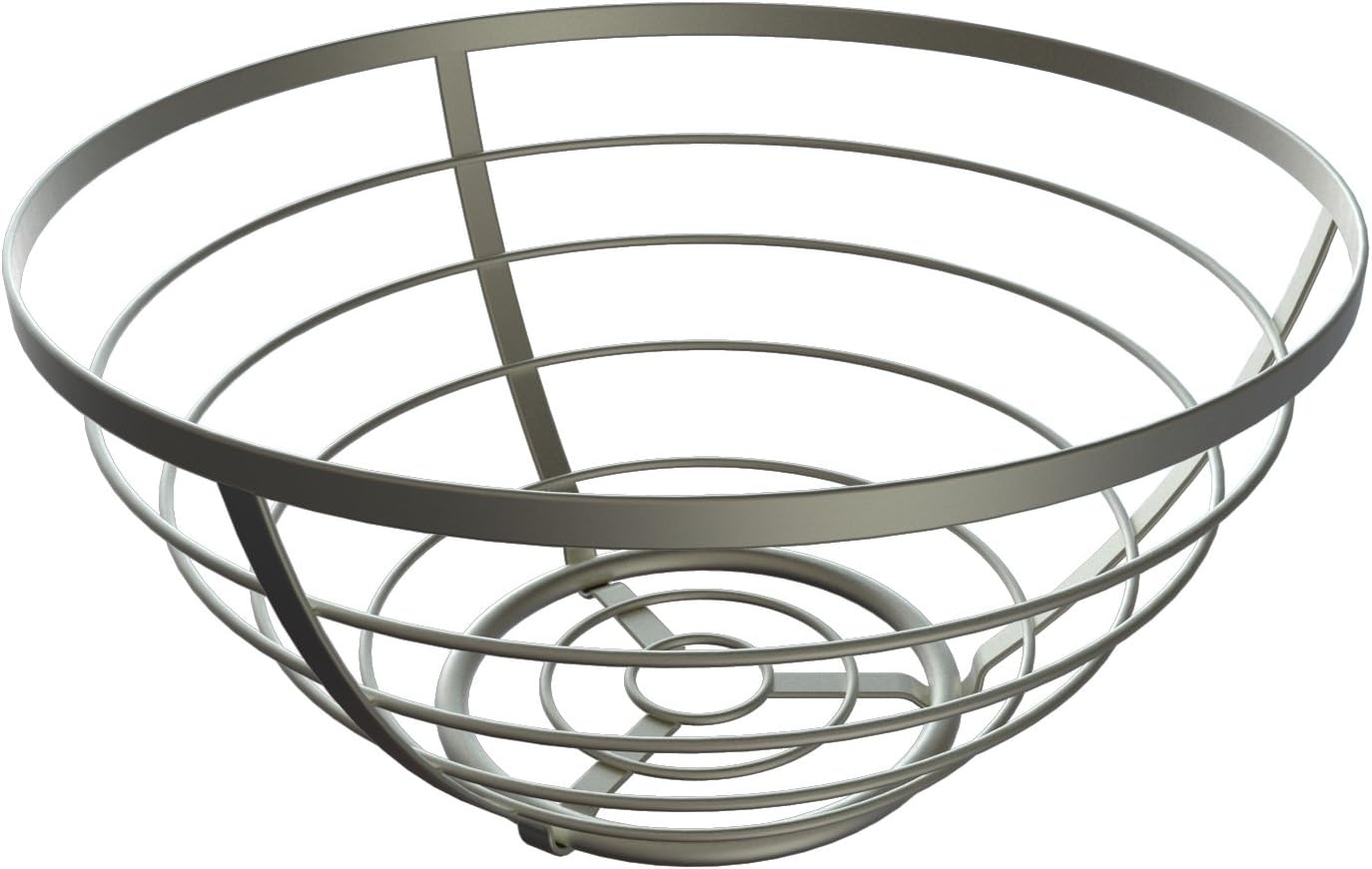 Taza II Contemporary Style Fruit Basket - Satin Nickel