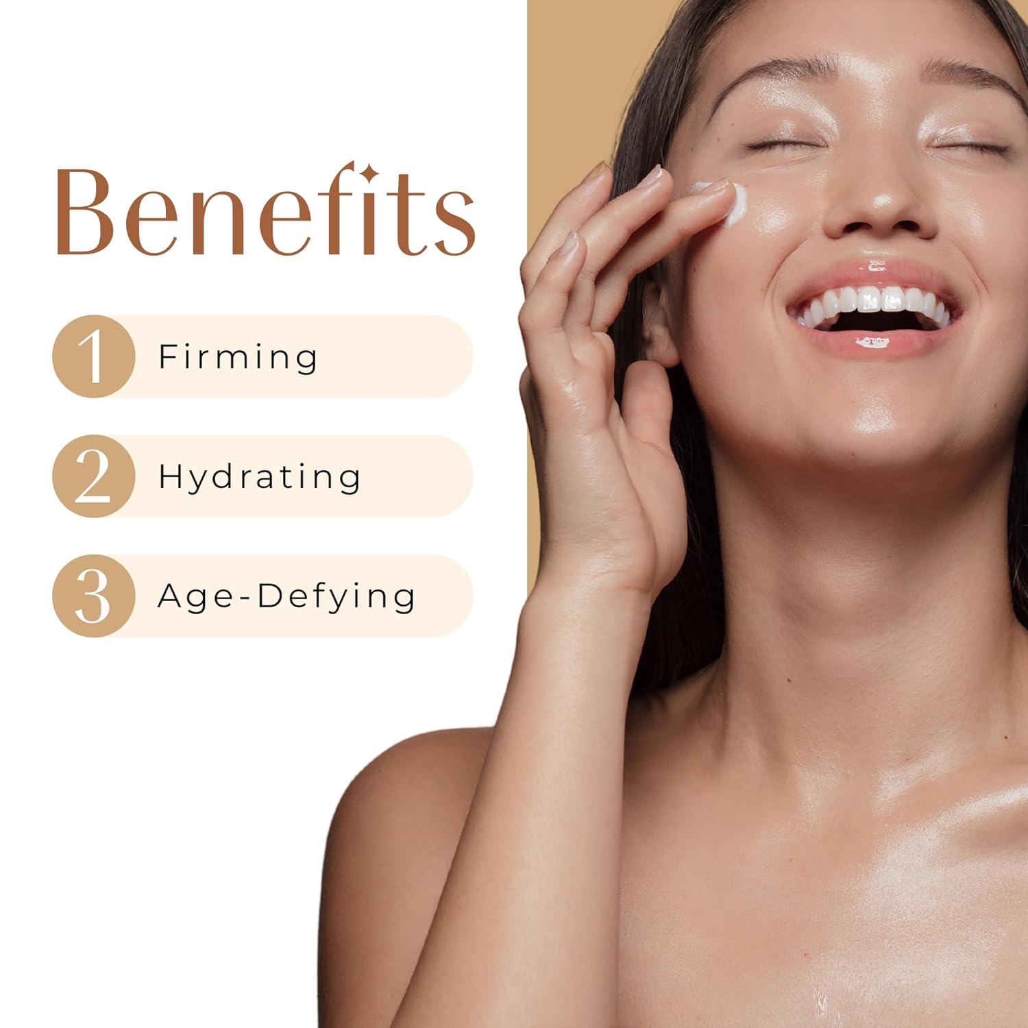 Dream Big Night Cream 42g, Anti-Aging Face Moisturizer, Facial Skin Care Product with Hyaluronic Acid and Glycolic Acid, Moisturizer Face Cream, Vitamin C Face Cream for Women - Image 2