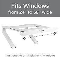 Vista 2 de Soporte para montar aire acondicionado en ventana BAB-2438 de Black + Decker (no requiere taladrar)