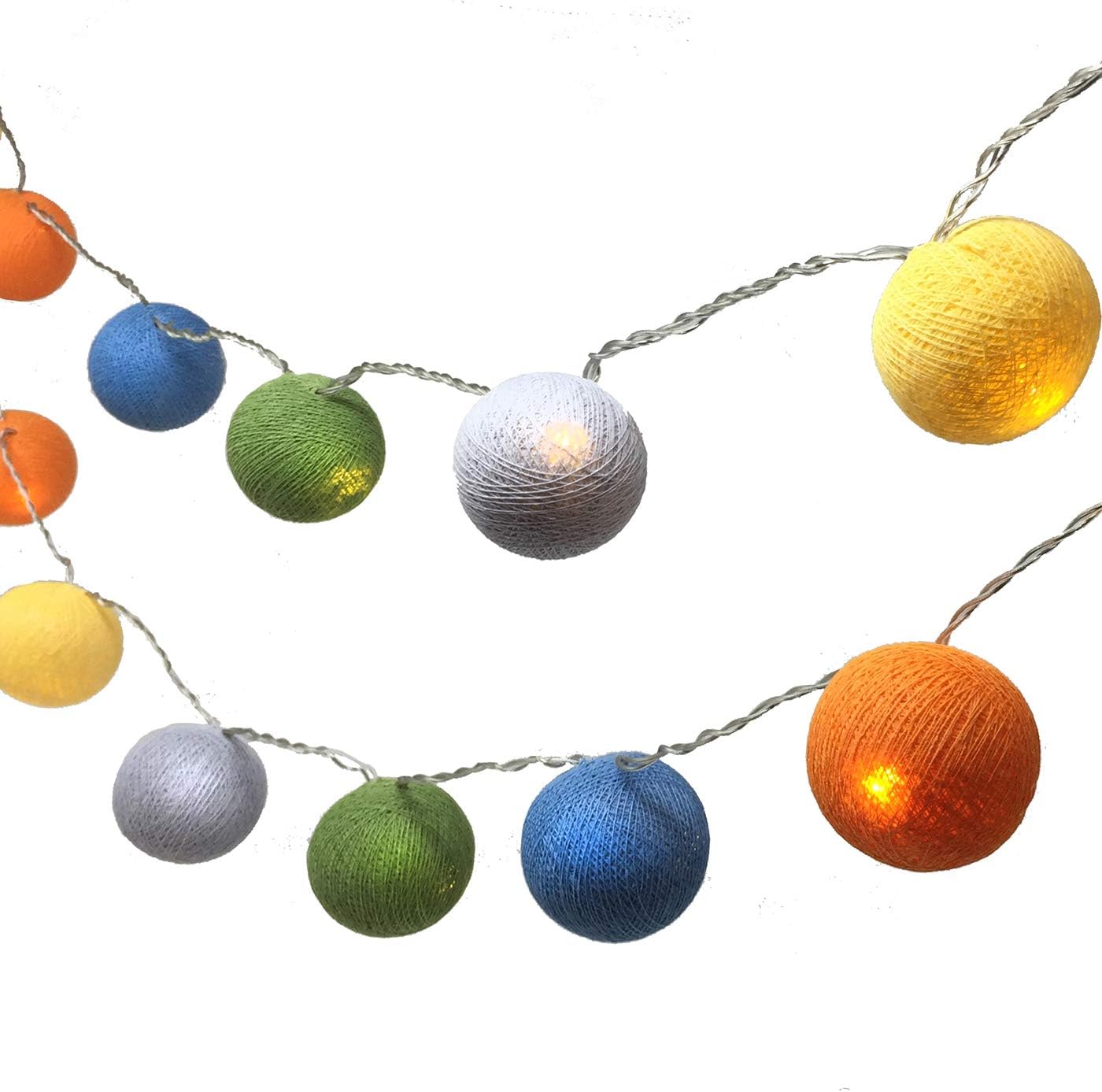 Blaze On Ambient Ball Fairy Lights (Metro Beach Hut) HandSpun Haute