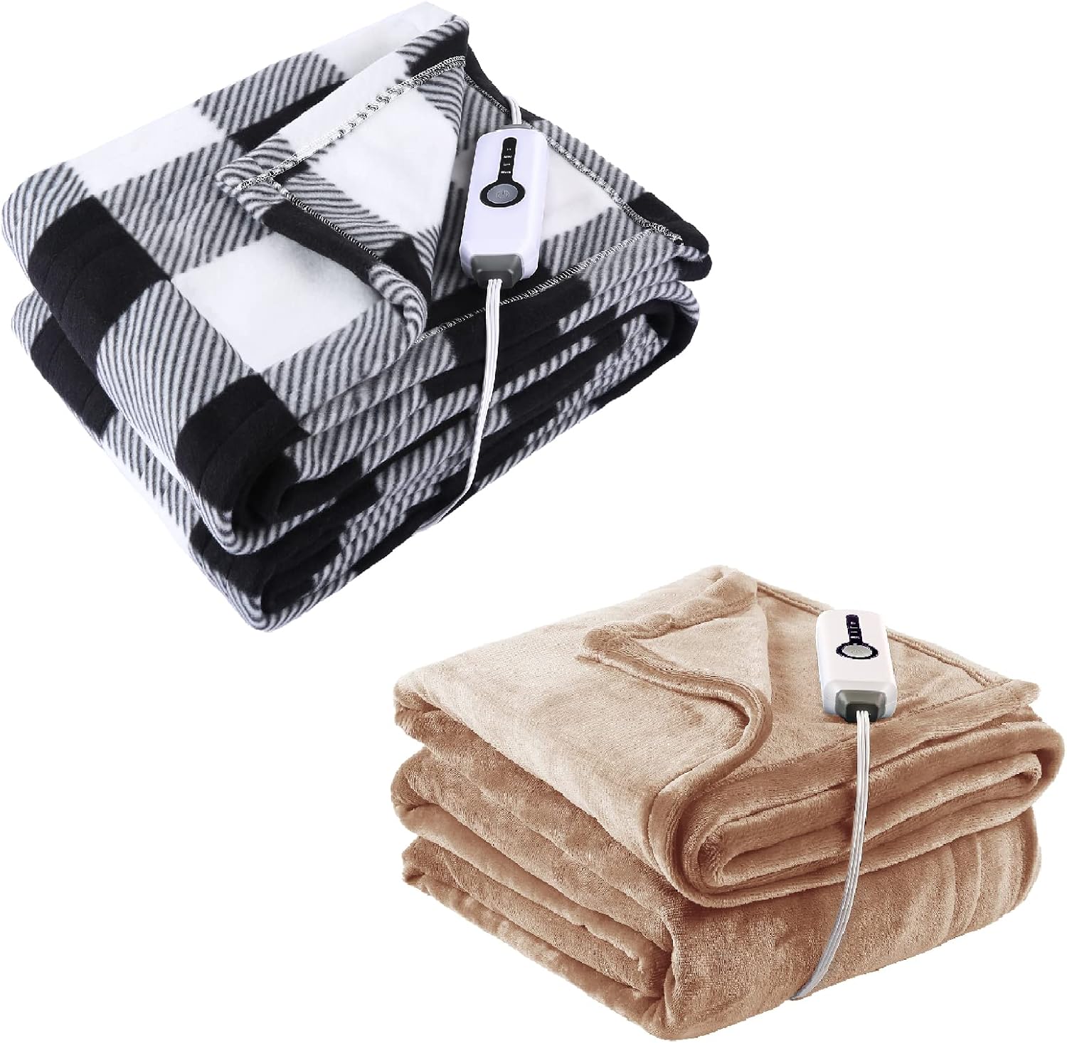 SUNNY HEAT Heated Electric Blanket Full Size 72" x 84" and