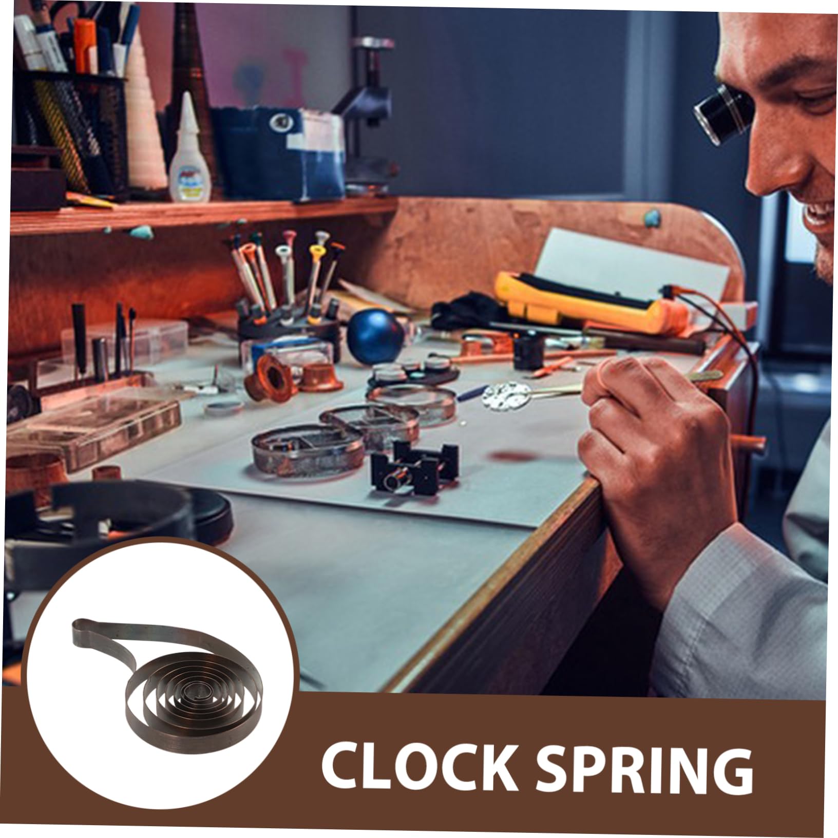 Metall Feder Für Mechanische Wecker - Ersatzteil Uhrwerk Reparatur