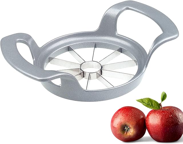 Westmark Krajalnica/wykrawacz do jabłek i gruszek, ø 9 cm, Aluminium/Stal nierdzewna, Divisorex, Srebrna, 51102260