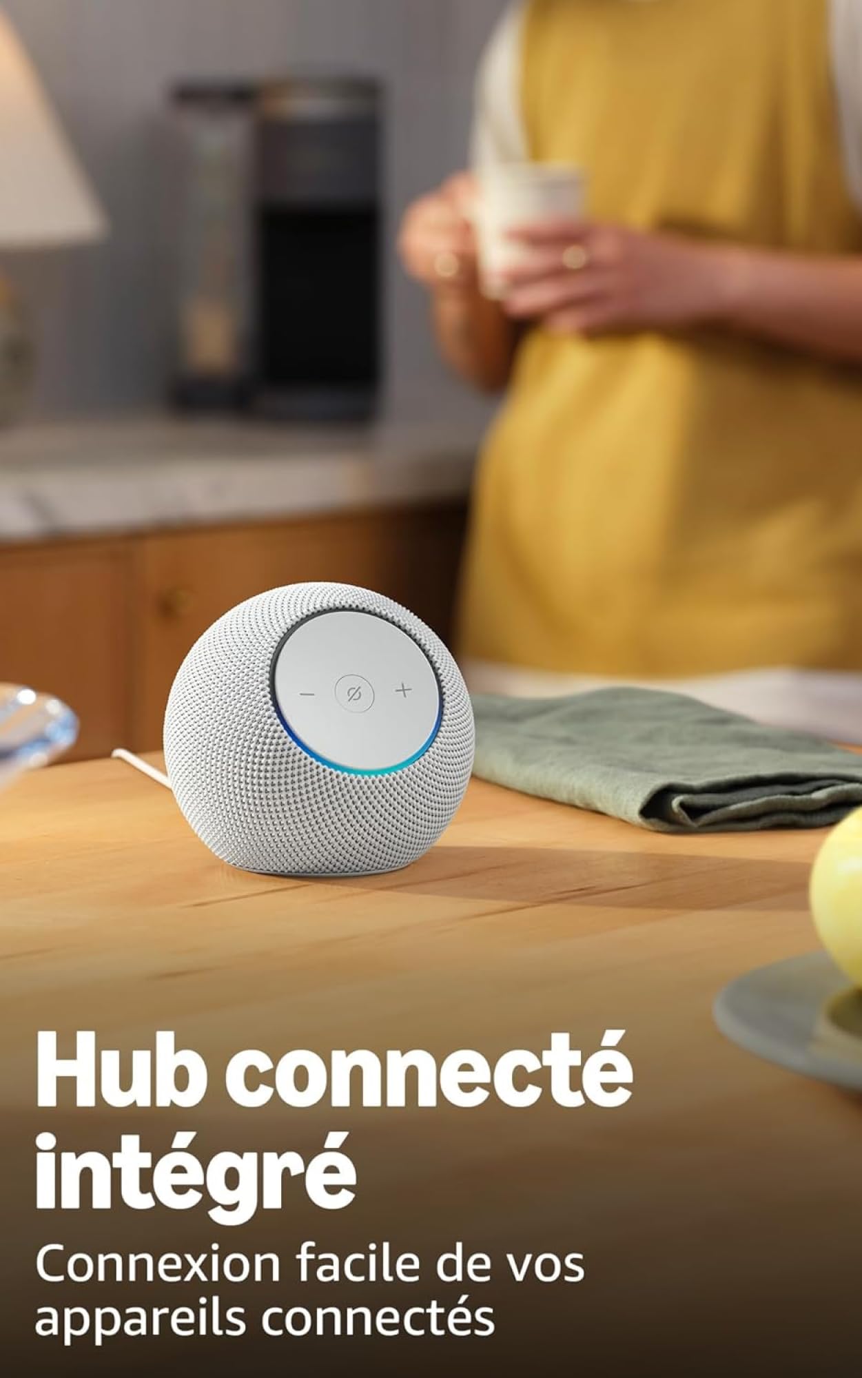 Amazon Echo Dot Max (nouvelle génération) | Graphite + Tapo L530EA ampoule connectée LED (E27), Fonctionne avec Alexa - Kit de démarrage Maison connectée