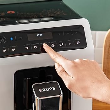 Krups Evidence EA8901 Independiente Totalmente automática Máquina espresso 2.3L 2tazas Blanco - Cafetera (Independiente, Máquina espresso, 2,3 L, Molinillo integrado, 1450 W, Blanco)3