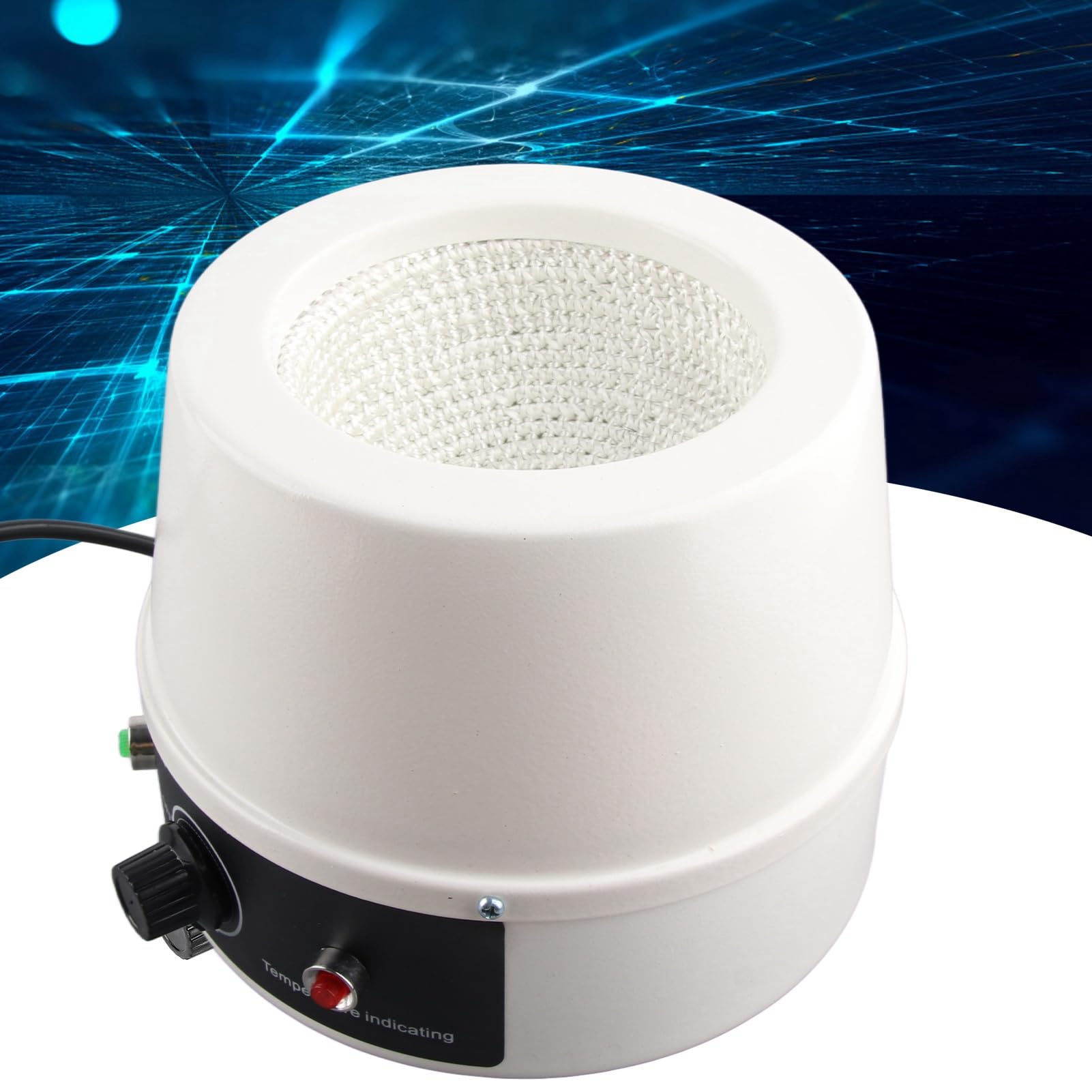 Manto Calefactor para Experimentos de Laboratorio, Calentamiento Avanzado a Alta Temperatura Controles Ajustables Precisos Distribución Uniforme del Calor Construcción (500ml