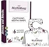 MothMag Clothes Moth Traps – 6 Pack Pheromone Traps for Closet and Carpet – Non-Toxic Moth Killer for Clothing, Wardrobe, Fabrics – Mothballs Alternative for Home, Bedroom, Storage Protection