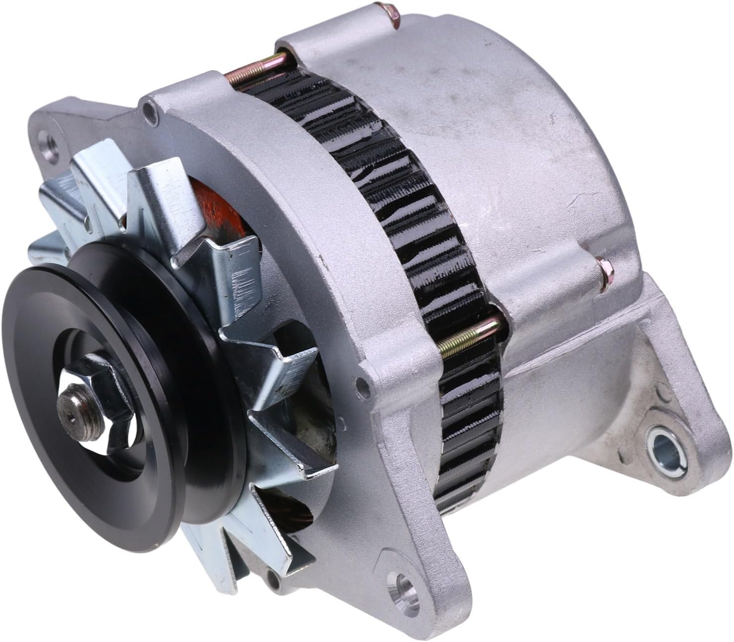 IEQFUE 12V 80A Alternator ALT32087 Compatible with Hitachi LR180-03A LR180-03B LR180-03C Yanmar 119573-77200 119573-77201 129470-77200