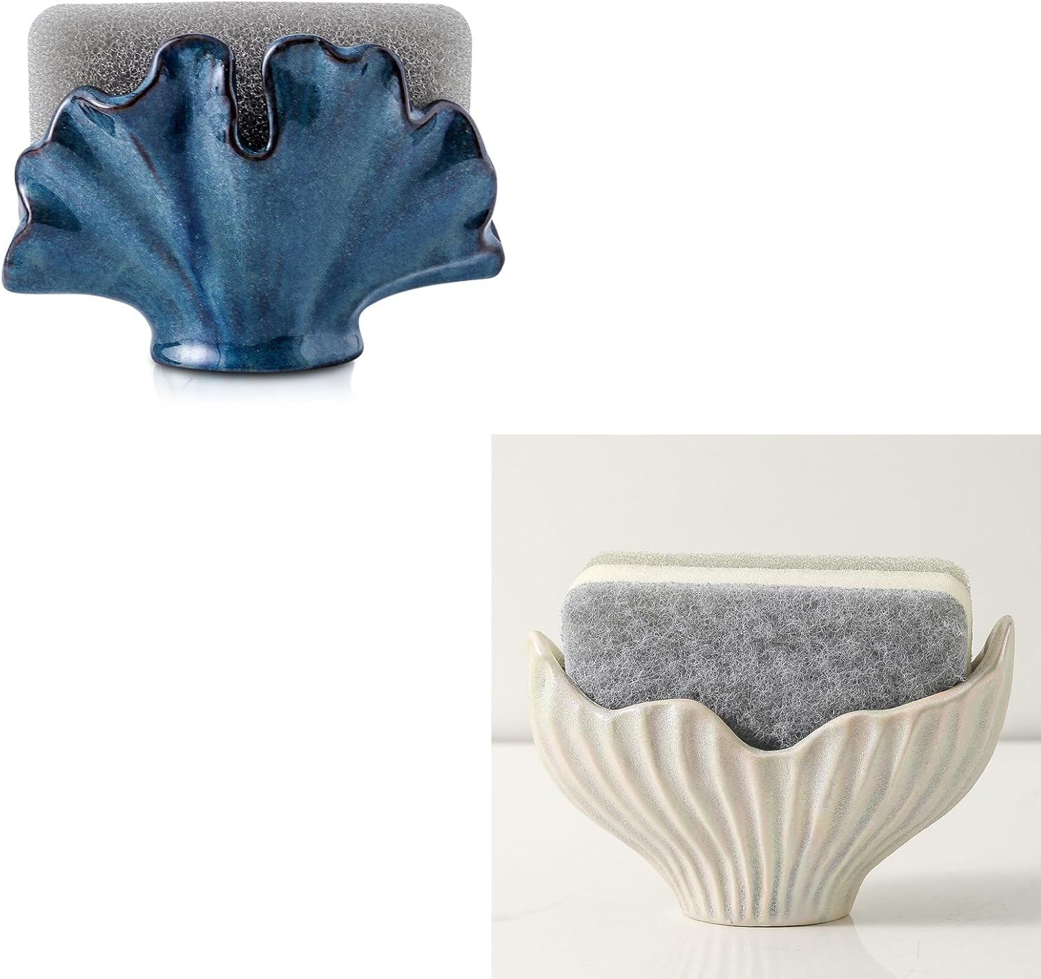 Ceramic Sponge Holder for Kitchen Sink