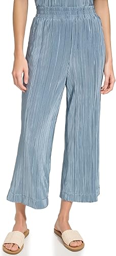 Andrew Marc Women's Performance Top, Denim Combo, Small