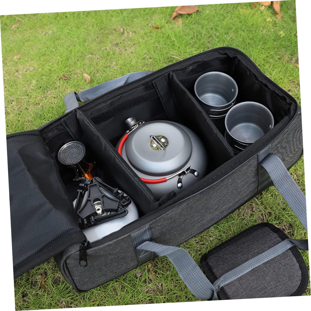 Cabilock Camping Gear Bag Pot Container Power Supply Utensil Pouch Stove Case for Gsicamping Cookware