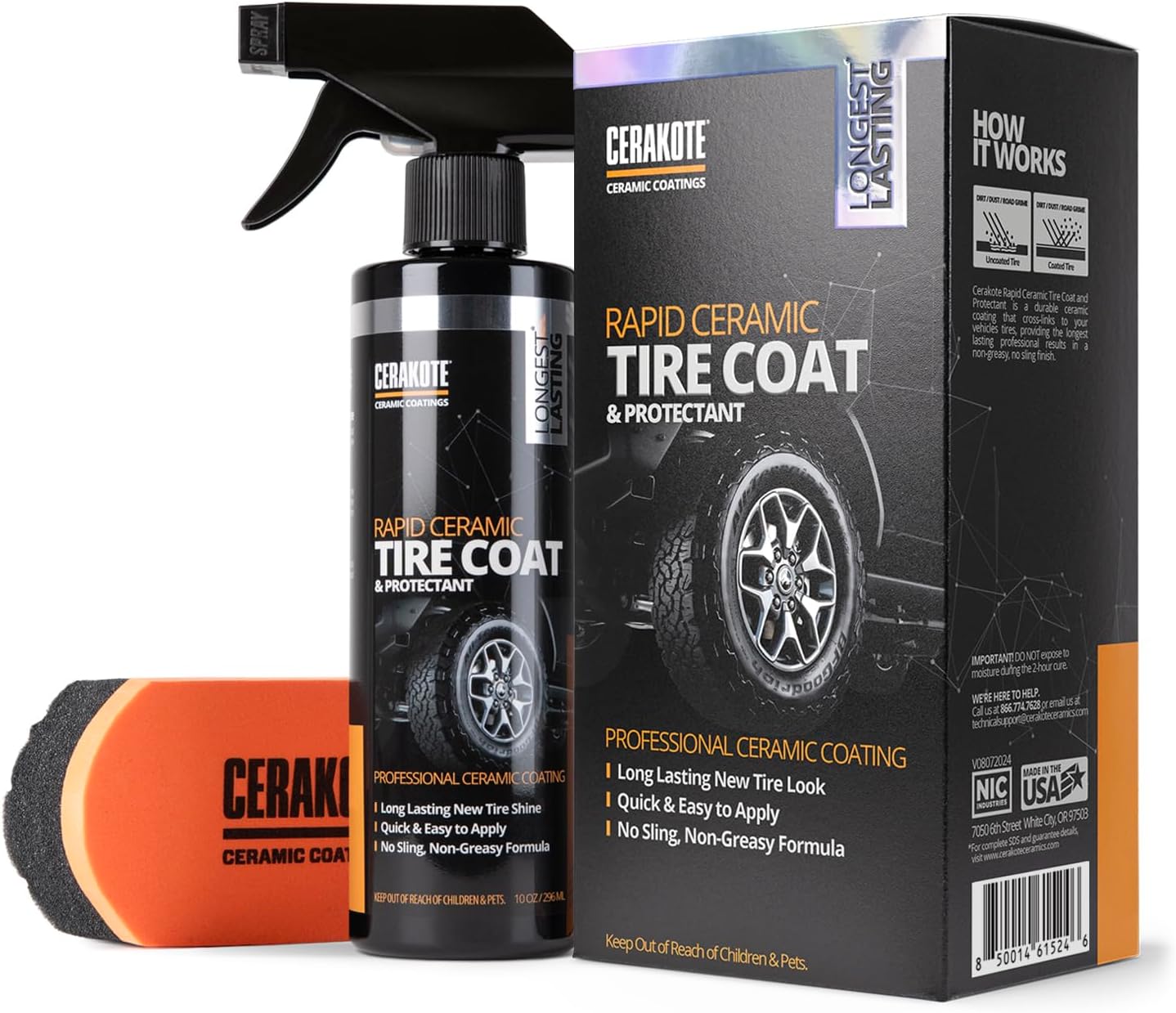 Revive Your Ride: CERAKOTE Rapid Ceramic Tire Coat Review – Ultimate Shine & Longevity!