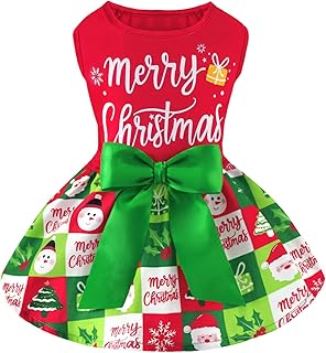 Festive Christmas Dresses for Dogs
