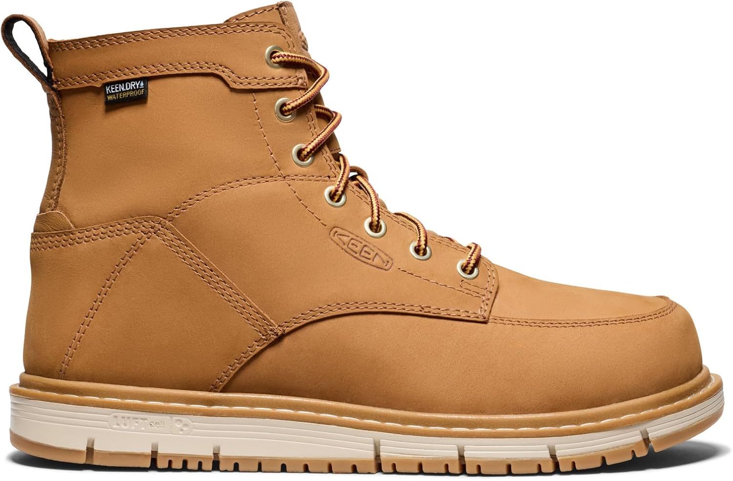 KEEN Utility Men's San Jose 6" Soft Toe Waterproof Wedge Work Boots - Image 3