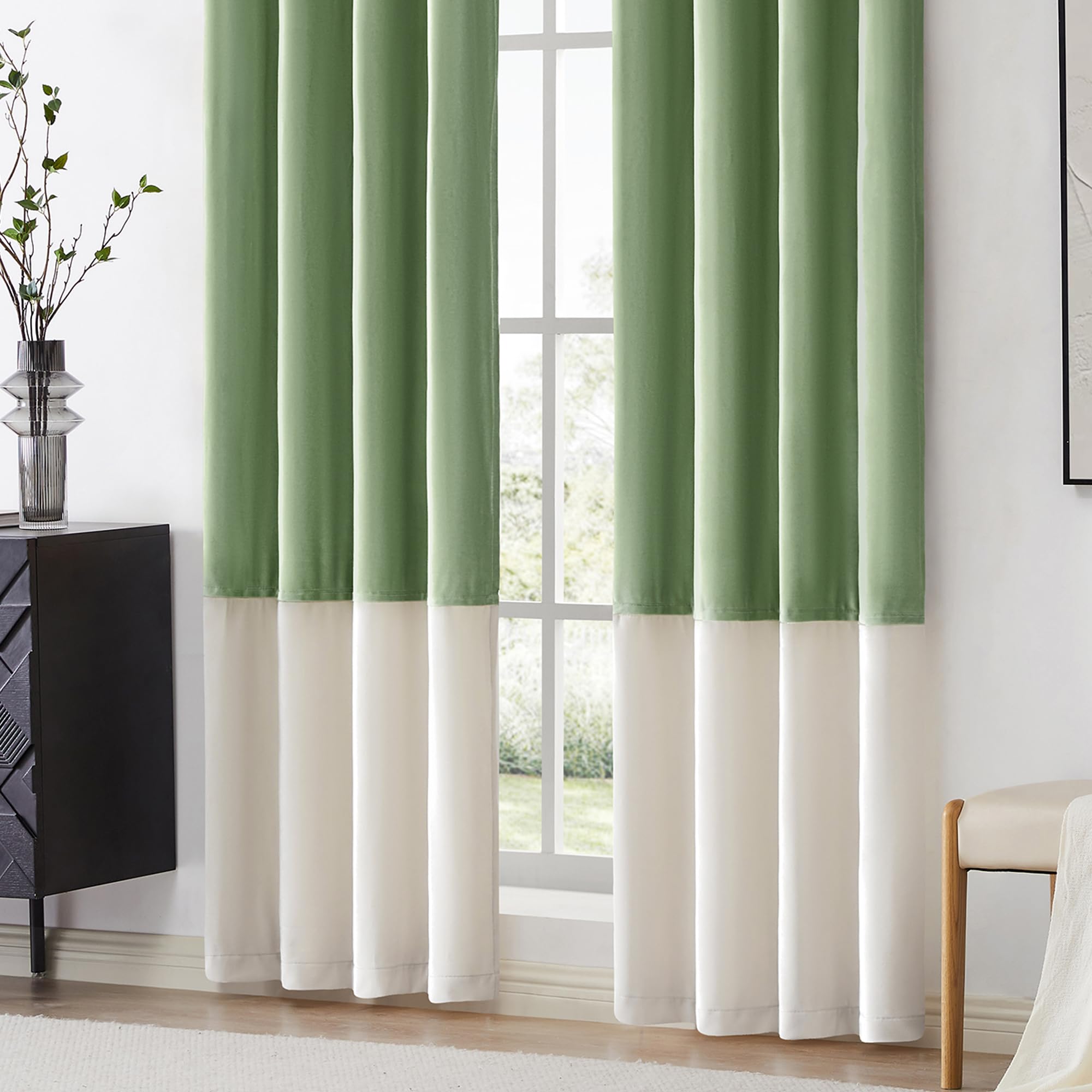 Bagaille VELOURS CURTAIN ★ GREEN Bagaille VELOURS CURTAIN ☆ GREEN