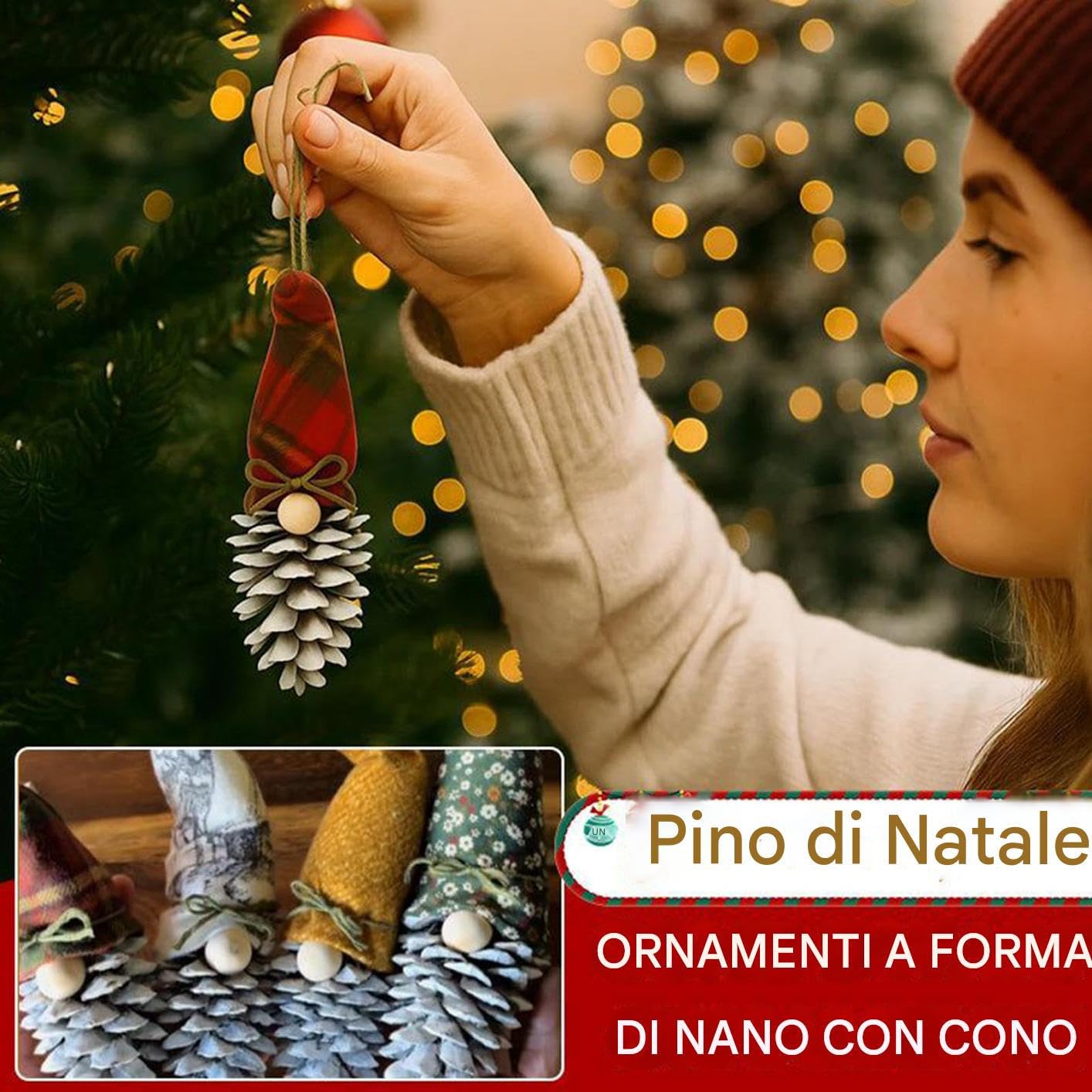 de Navideño Decoración de Mesa Estacional