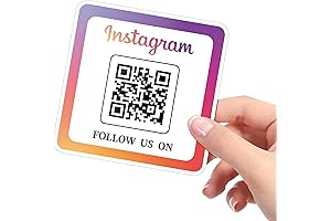 25 Pcs Ins QR Code Social Media Sticker
