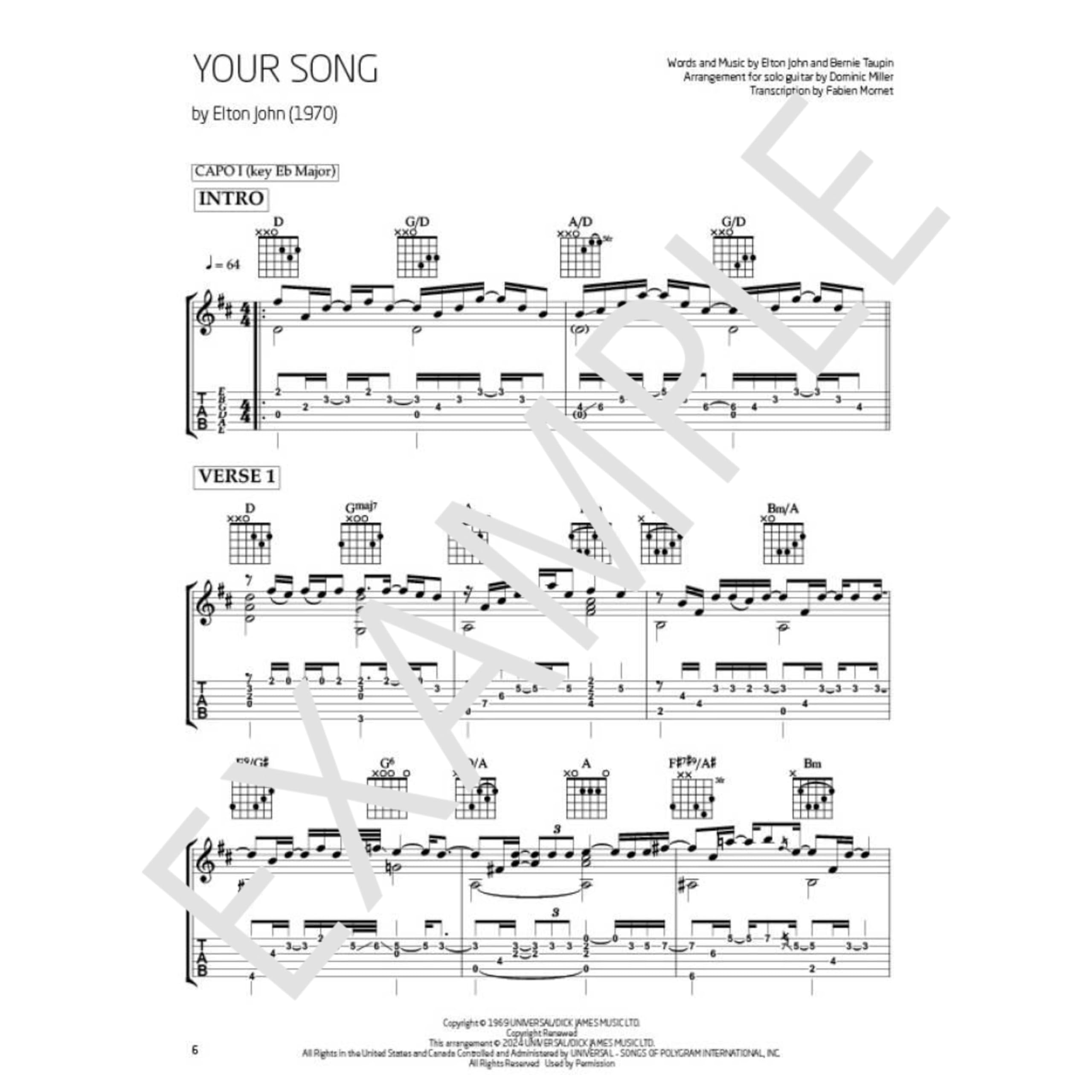 Song Classics for Solo Guitar | Partition Guitare Acoustique Intermédiaire Tablature | Fingerstyle Accords MP3 Inclus | Pratique Maison Cours Récital | Professeurs Étudiants Hal Leonard