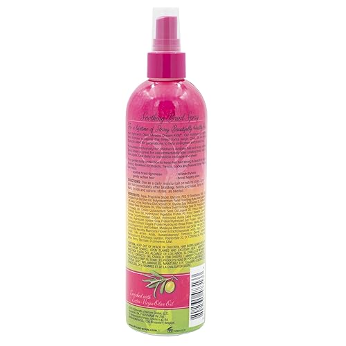 Miniatura 2 de African Pride Dream Kids Olive Miracle - Espray hidratante calmante para trenzas, 12 onzas (paquete de 2)