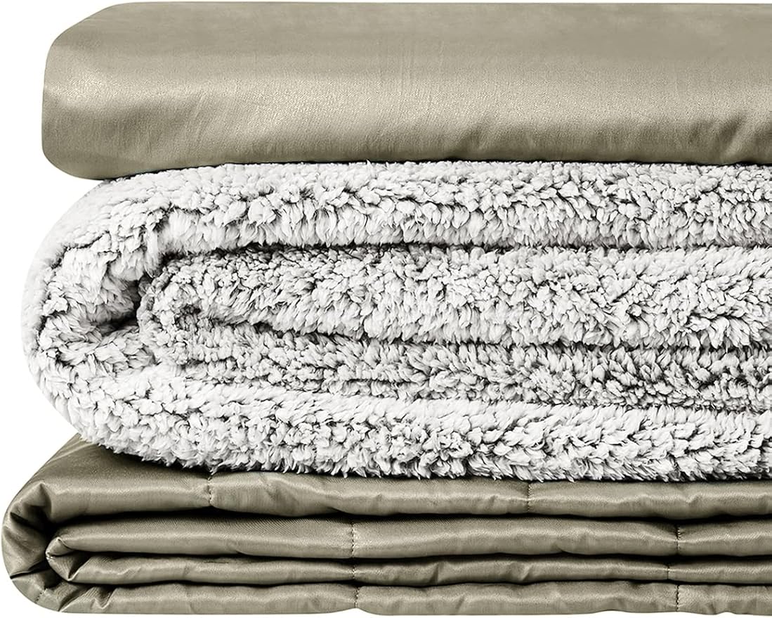 YnM Weighted Blanket and Duvet Covers — Hot and Cold Duvet Cover Set (3