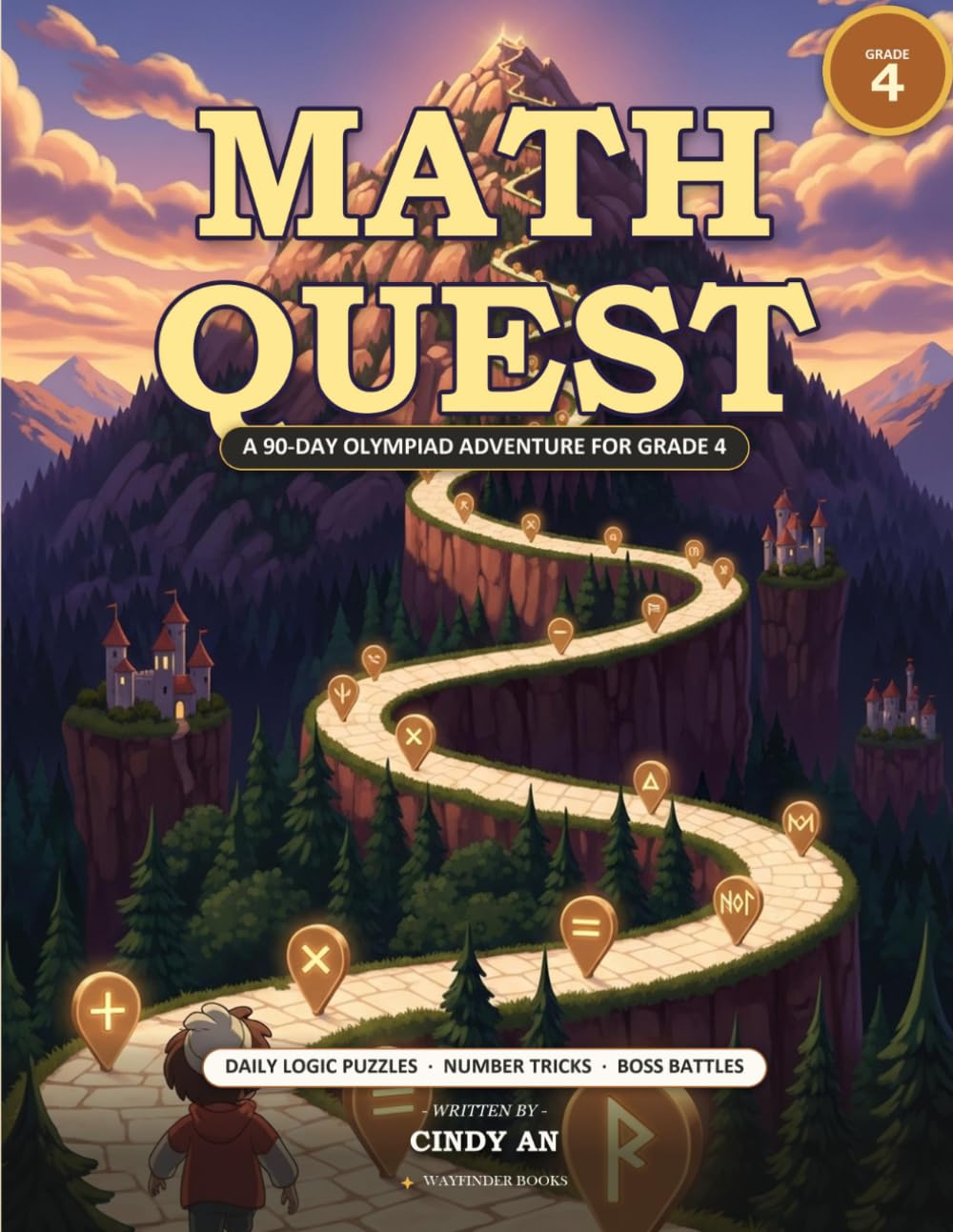 Math Quest: A 90-Day Olympiad Adventure for Grade 4