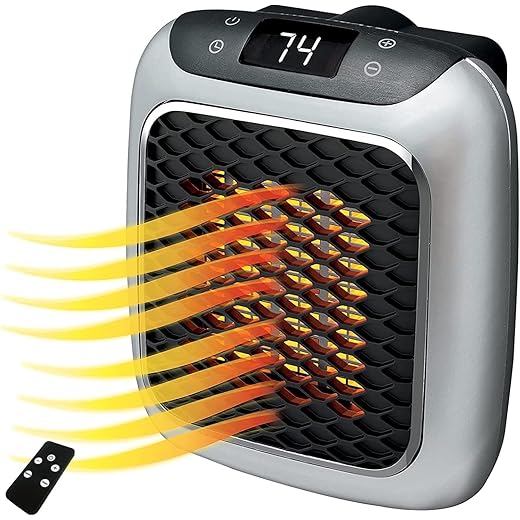 MANRUK 800W Wall-Mounted Electric Convector Heater ? Silent Infrared Fan Stove for Bathroom, Bedroom & Greenhouse | Energy-Saving Small Indoor Room Heater 220V