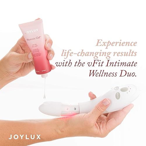 Miniatura 4 de Joylux Paquete de gel fotónico y toallitas | Para uso con dispositivo vFit | Gel hialurónico a base de agua | Limpiador de dispositivos para mujeres