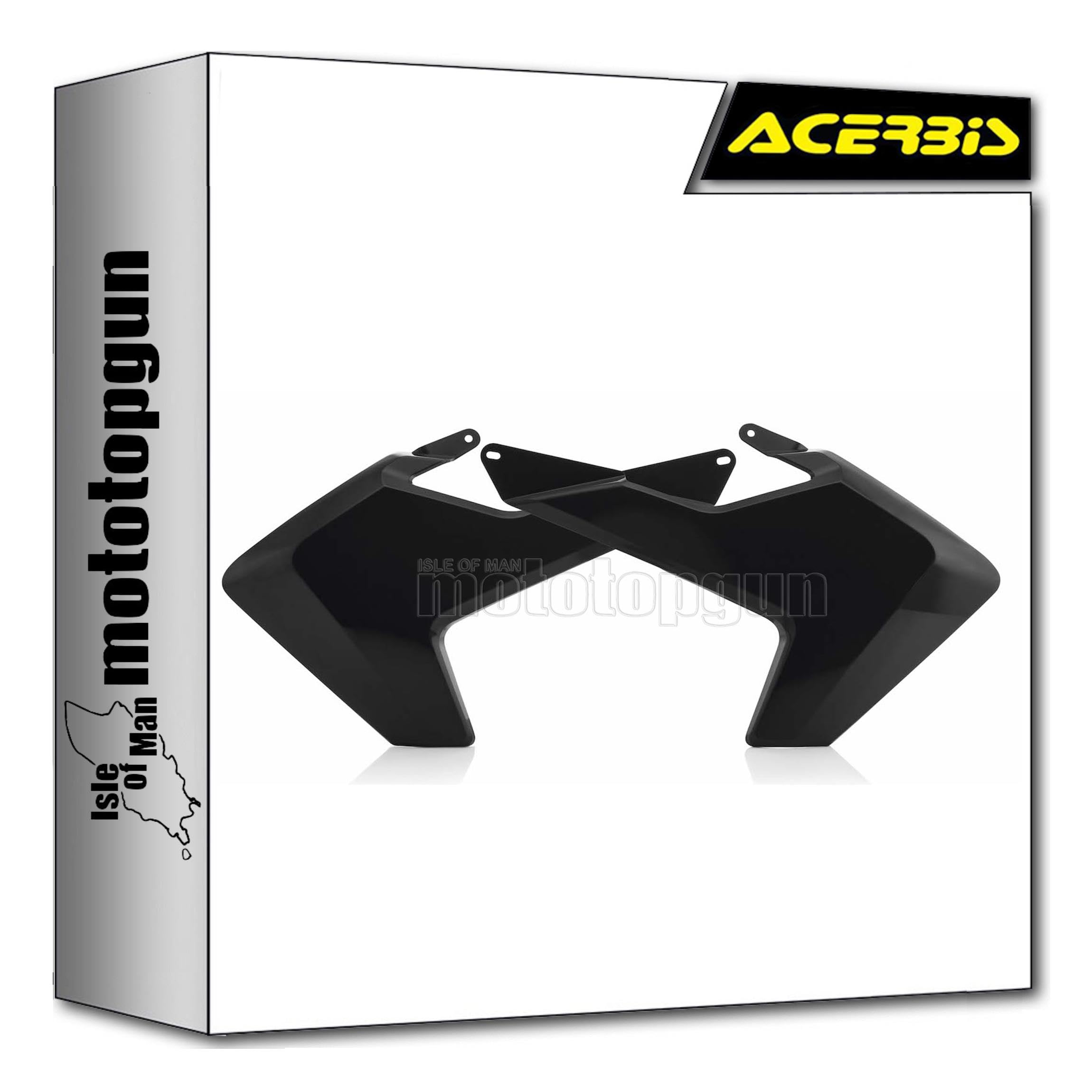 Radiator scoops Acerbis 0021827.090 noir Husqvarna FE 501 2017-2020 - 3
