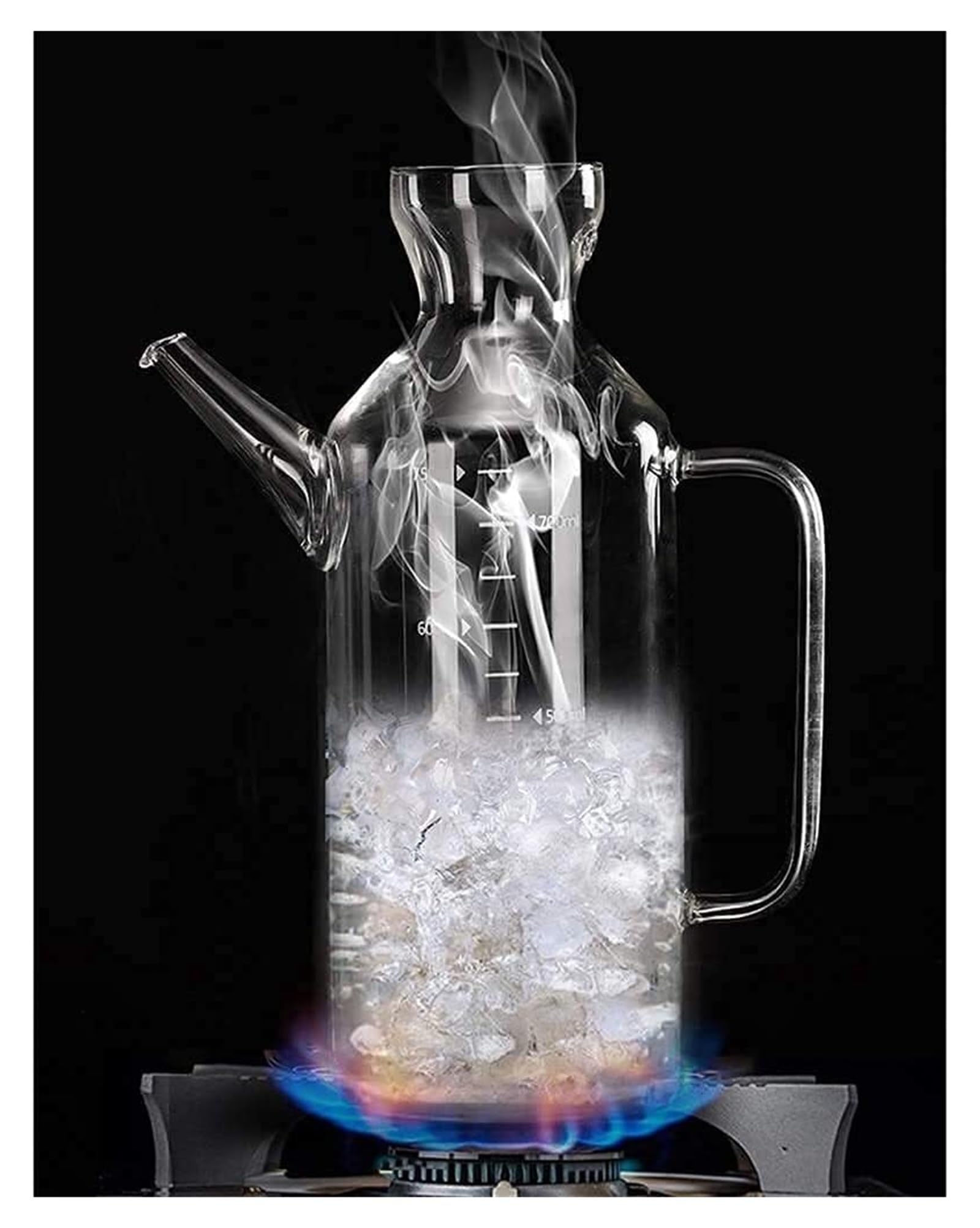 MRKU Ölspender, Olivenöl- und Essigflasche, hochwertiger Glas-Öl- und Essigspender mit Deckel, staubdicht, 750 ml, leicht nachfüllbar