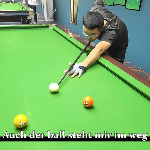 Miniatura 9 de Guantes de billar, guantes deportivos de Snooker Cue con diseño antideslizante, de secado rápido, transpirables, guantes de billar de 3 dedos,