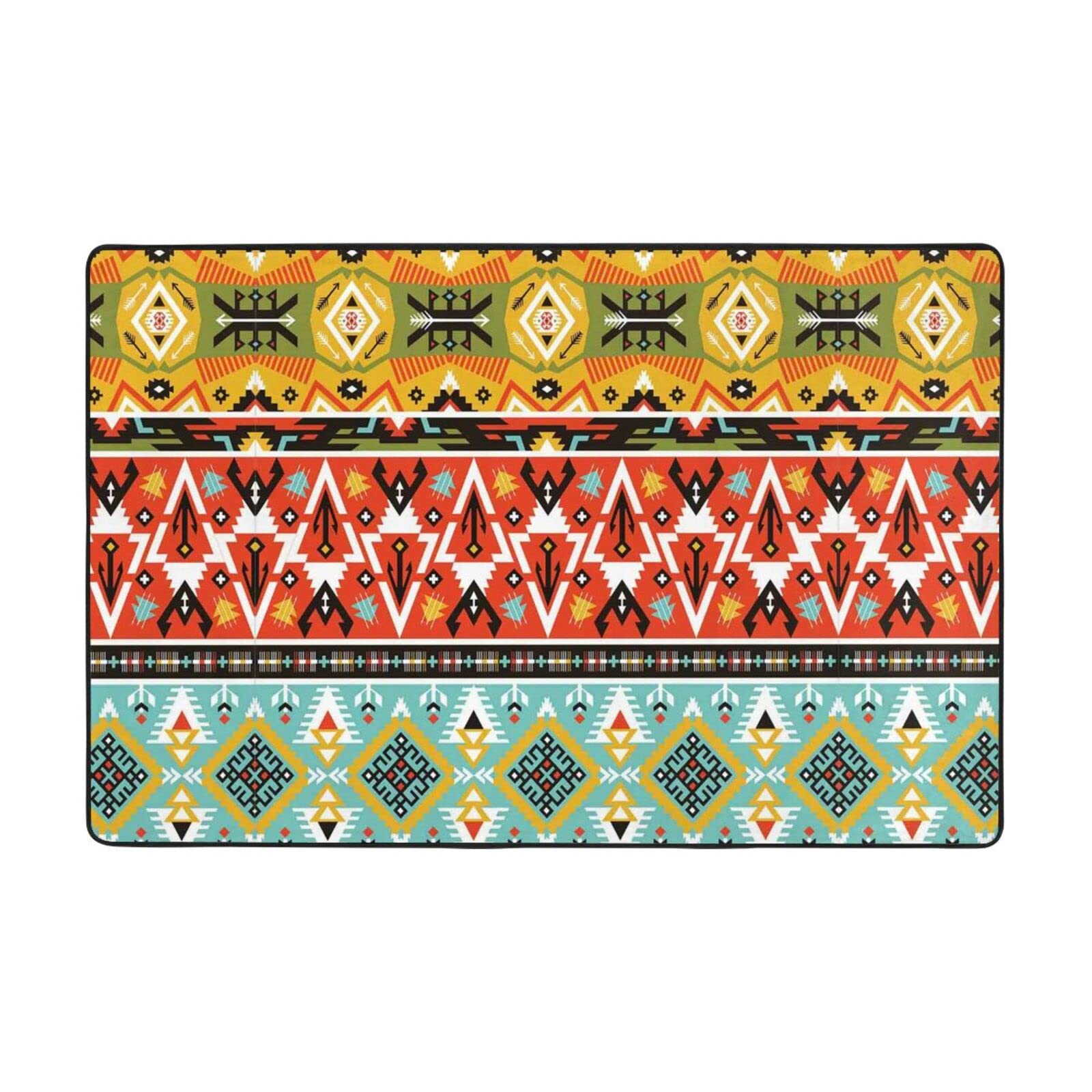 Tapis de porte cuisine motifs lune et plumes pour maison et bureau