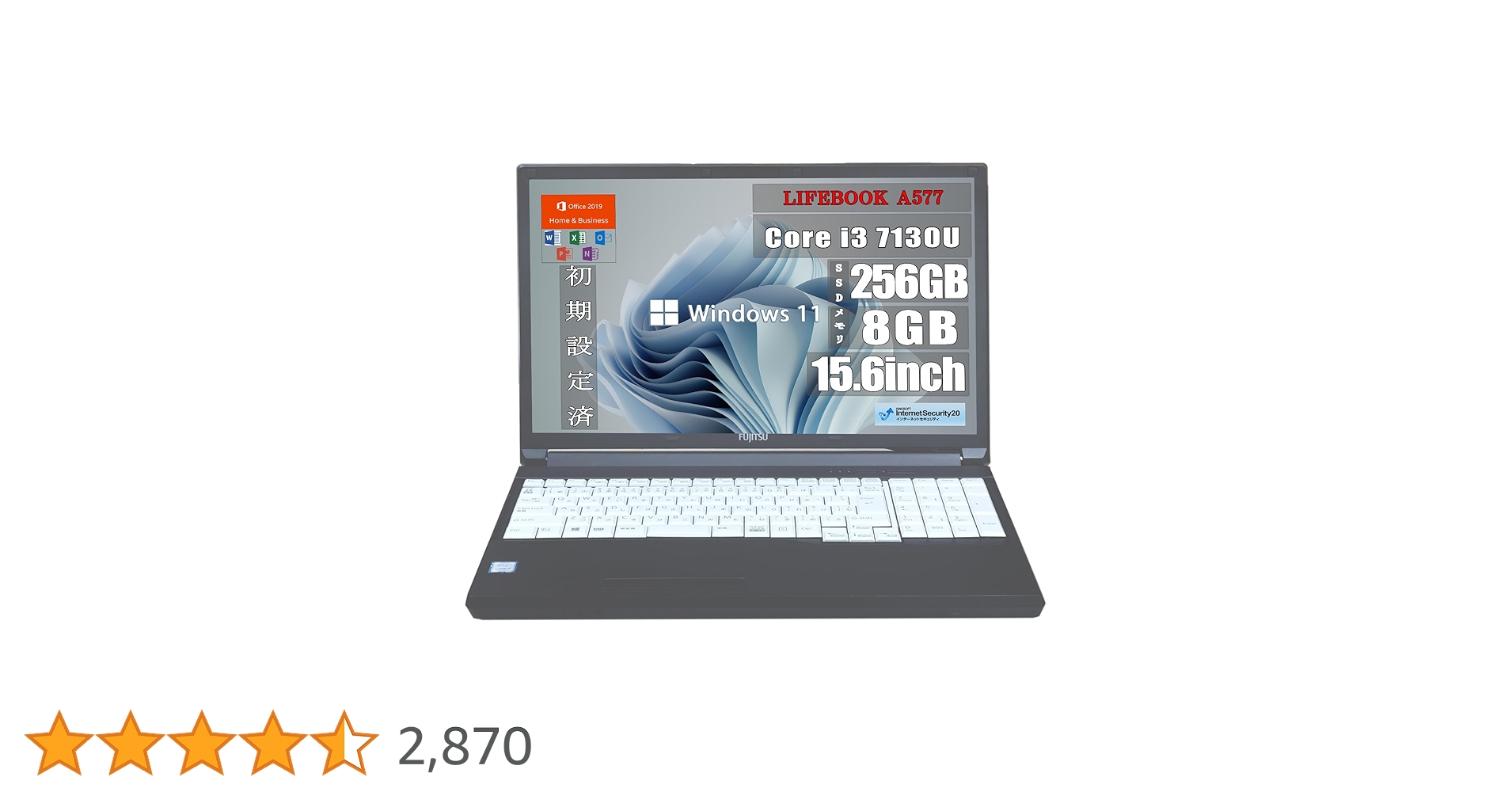 Amazon.co.jp: 【整備済み品】 LIFEBOOK A577 15.6インチ ノート