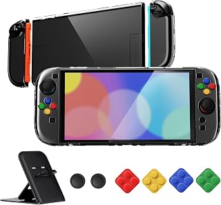 PlayVital Klarsicht Schutzhülle für Nintendo Switch 2, Hülle für NS2