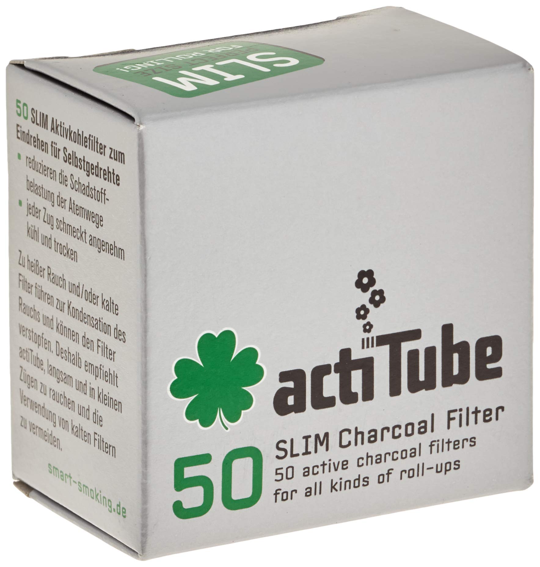 actiTube Tune Slim - Filtros de carbón activado (7,1 m, 6 paquetes de 50 unidades) Filtros de carbón activado.