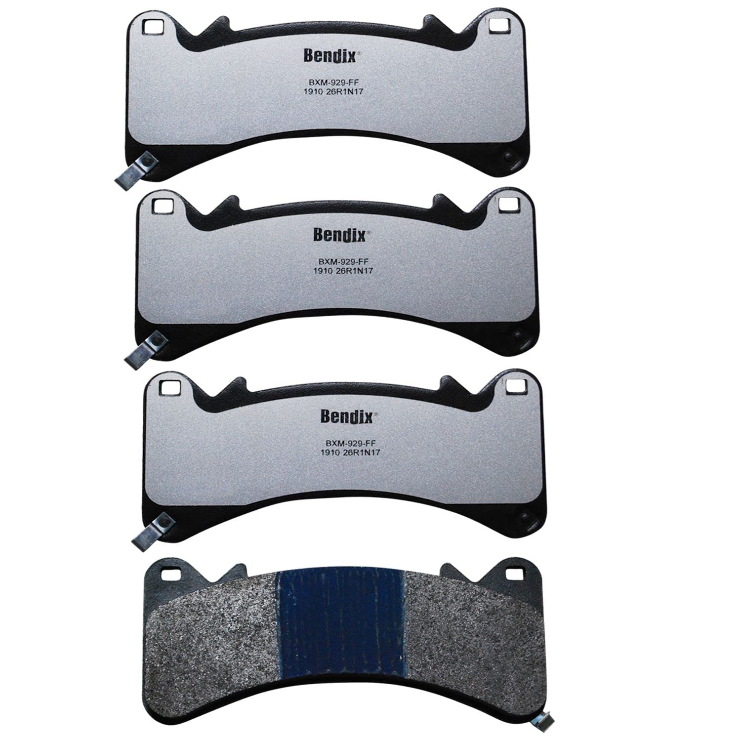 Bendix Fleet Metlok MKD1910FM Semi-Metallic Front Brake Pads for Chevrolet Tahoe 2016, GMC Yukon 2016