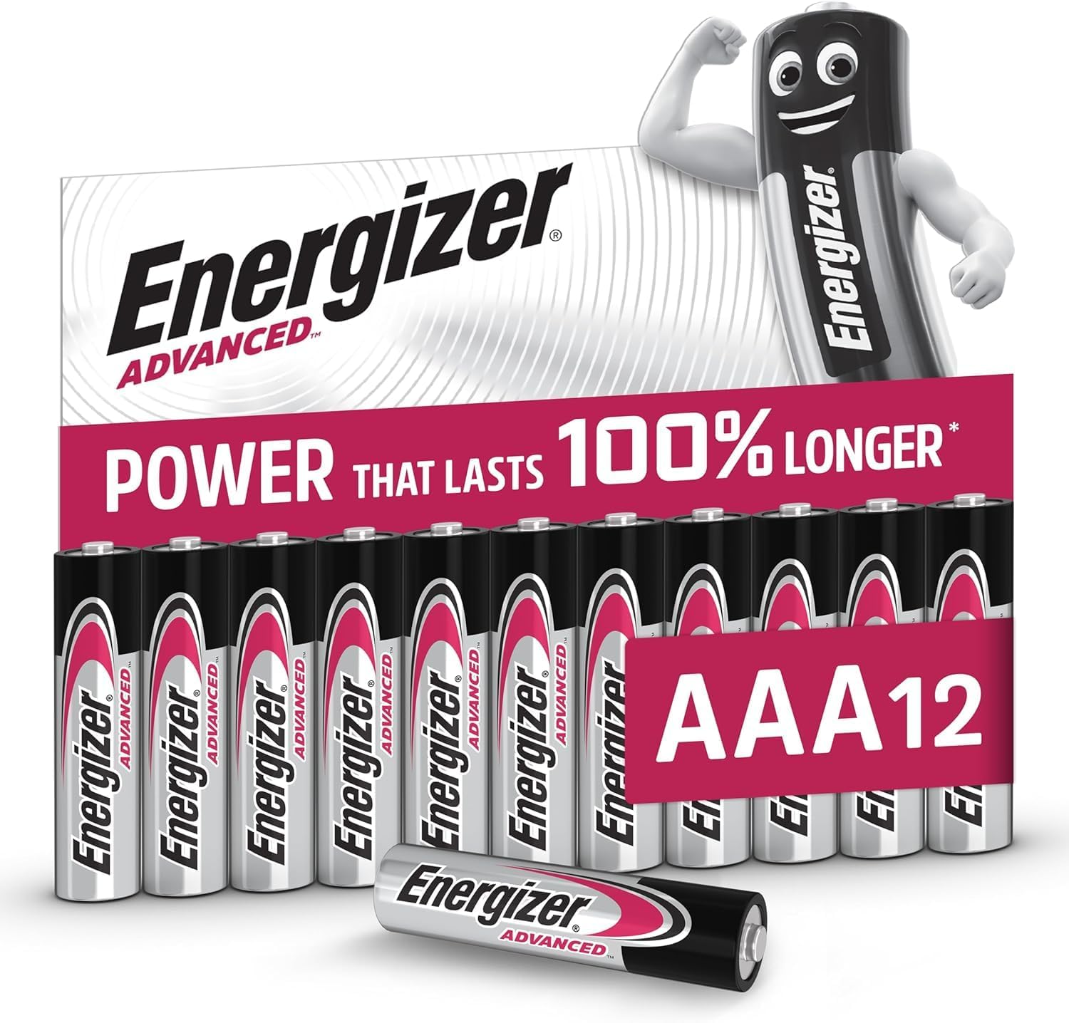 Energizer Advanced - AA Batteries (12 Pack) - Double A Battery 1.5V - Up To 100% Longer Lasting - Ideal for High-Drain Devices - 0% Plastic Packaging - 10 Year Shelf Life [Amazon Exclusive] — image 9