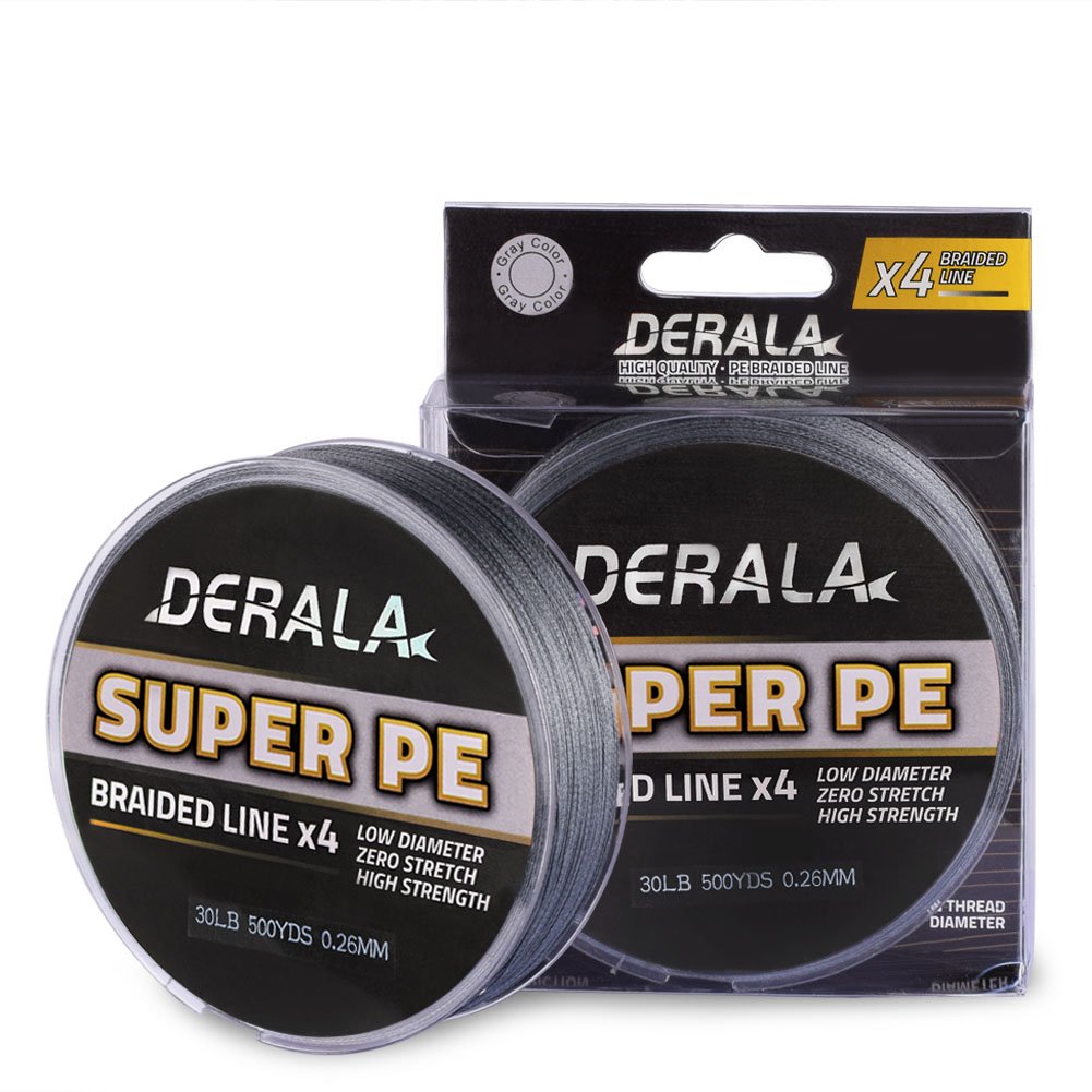 Braided Fishing Line -10lb - 60lb Superline Abrasion Resistant Zero Memory Strong- 4 Strands PE Braided Lines