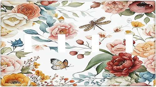 Miniatura 15 de Cubiertas de salida de textura abstracta moderna de mármol líquido Pintura abstracta púrpura Arte de pared Cubiertas de toma 1 banda Interruptor de