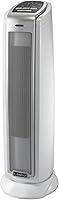 Lasko 5775 Oscillating Ceramic Tower Space Heater, 1500W, 7-Hour Timer, Overheat Protection, 22.5" Silver
