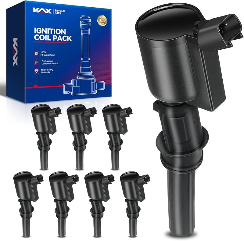 Kit de 8 bobinas de ignição KAX FD503 para Ford F-150 4.6L 2000–2010
