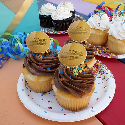 Miniatura 4 de Willy Wonka and the Chocolate Factory - Juego de 6 piezas para decoración de cupcakes