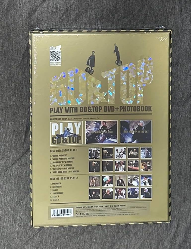 Amazon.co.jp: PLAY WITH GD & TOP DVD + PHOTBOOK 韓国版