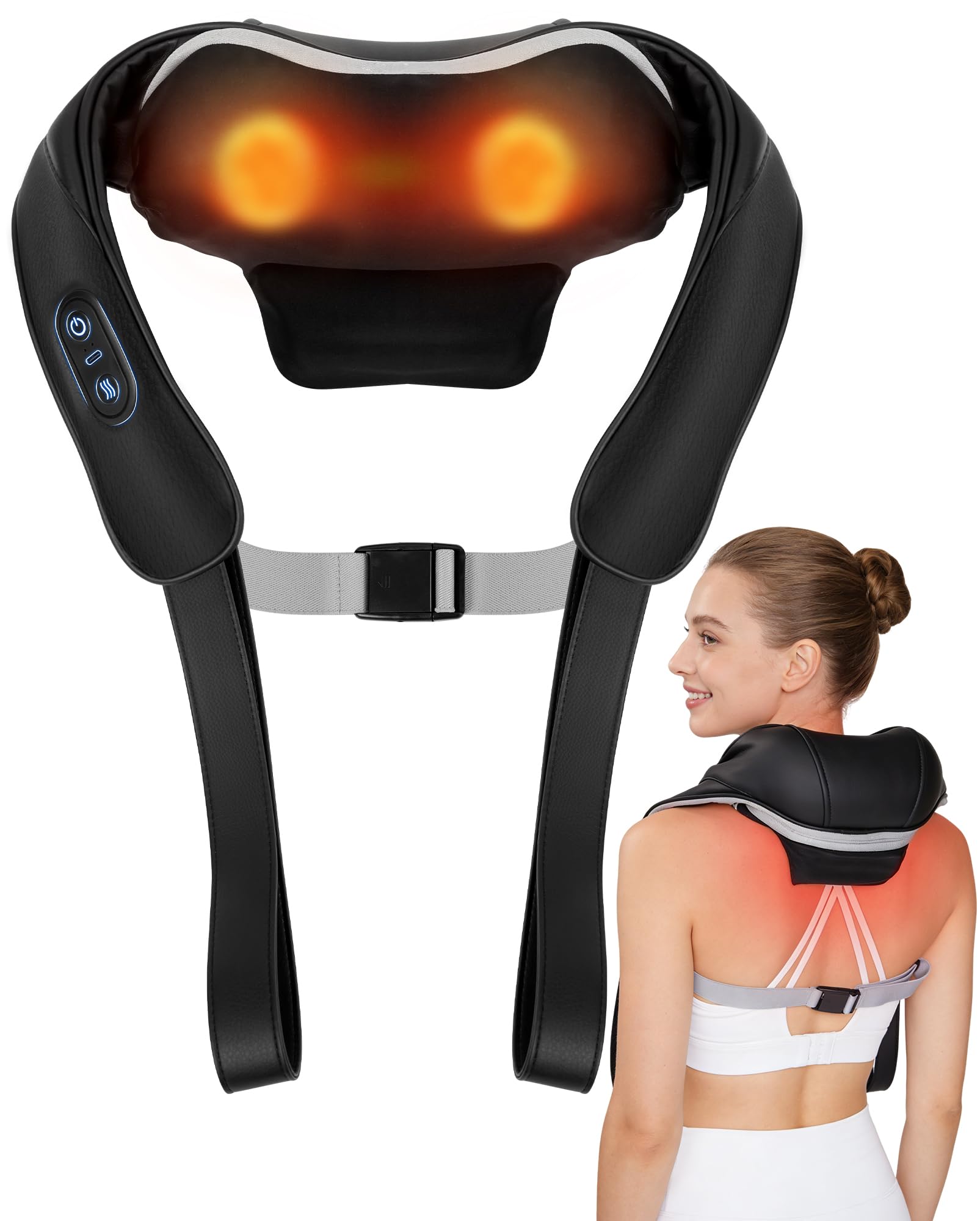 LOOMELL Cordless Shiatsu Neck Massager