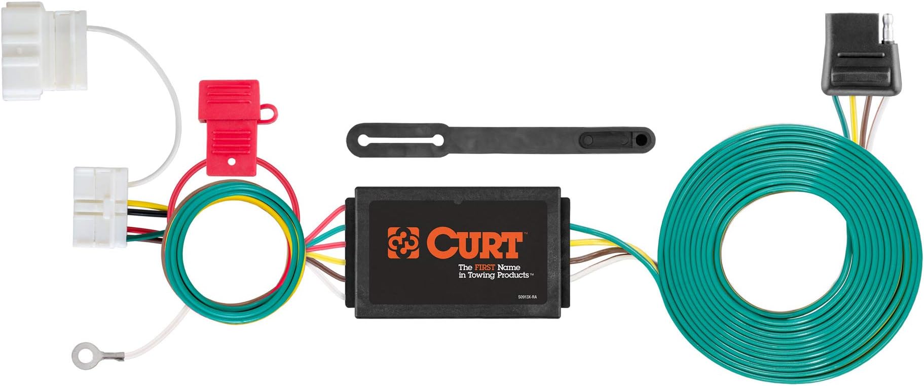 CURT 56378 Vehicle-Side Custom 4-Pin Trailer Wiring Harness, Select Honda Odyssey