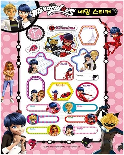 Miniatura 8 de Milagrosa mariquita múltiple libro de calcomanías extraíble DIY divertido juguete juego Deco Kid Character & KEM 0.315 in Slide mariquita encanto 1