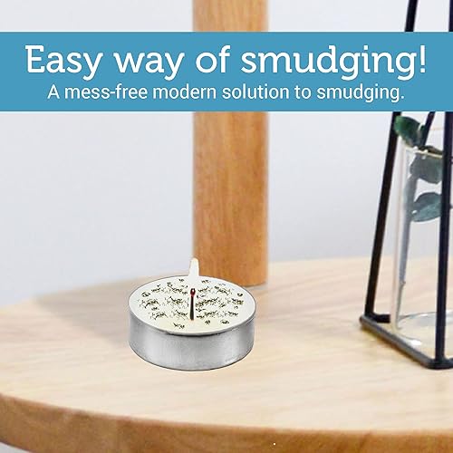 Miniatura 6 de SOUL STICKS Paquete de 12 velas Little Smudgies para limpiar casa, meditación, curación de chakras, fabricadas con cristales y hierbas (salvia