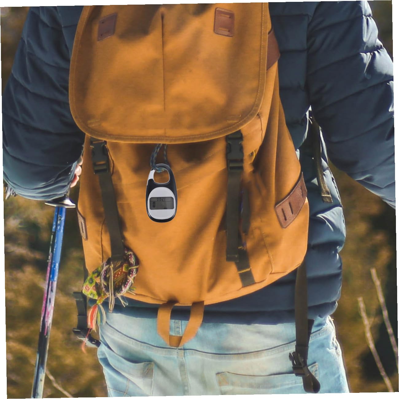 TOYANDONA Podomètre Tracker De Poignet Compteur De Pas Suivi des Pas Montre Compteurs Nombre Étanche Marche Compteur De Calories Accessoires pour l'escalade Blanc