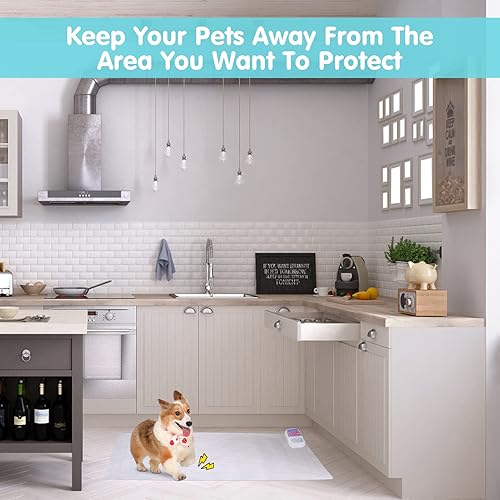 Miniatura 2 de Tapete de entrenamiento para mascotas, 19.9 x 47.8 pulgadas, almohadillas de entrenamiento de choque para mascotas, uso en interiores, tapete