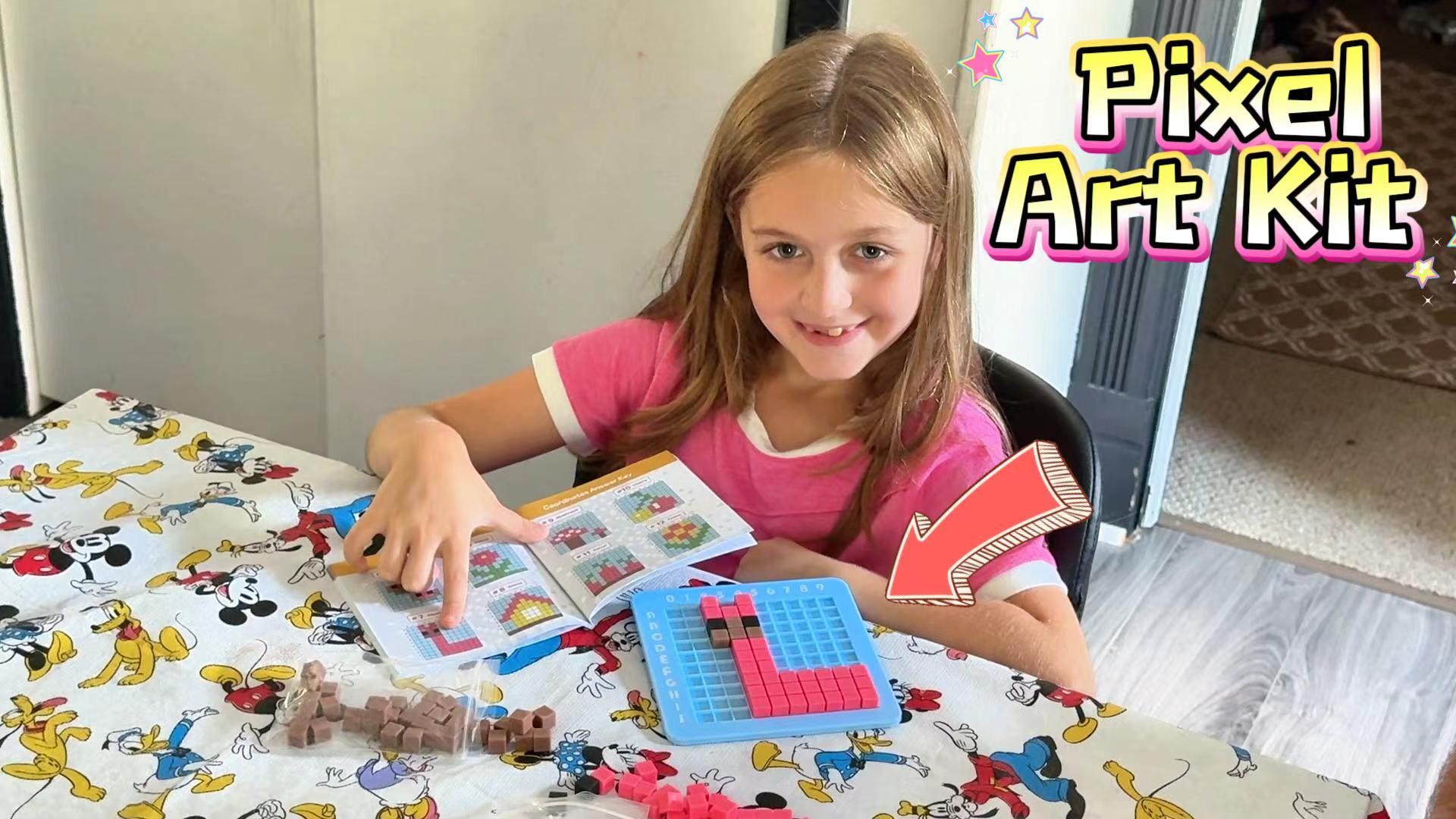 Amazon.com: STEM Toys Pixel Art Kit for Kids - Arts and Crafts for