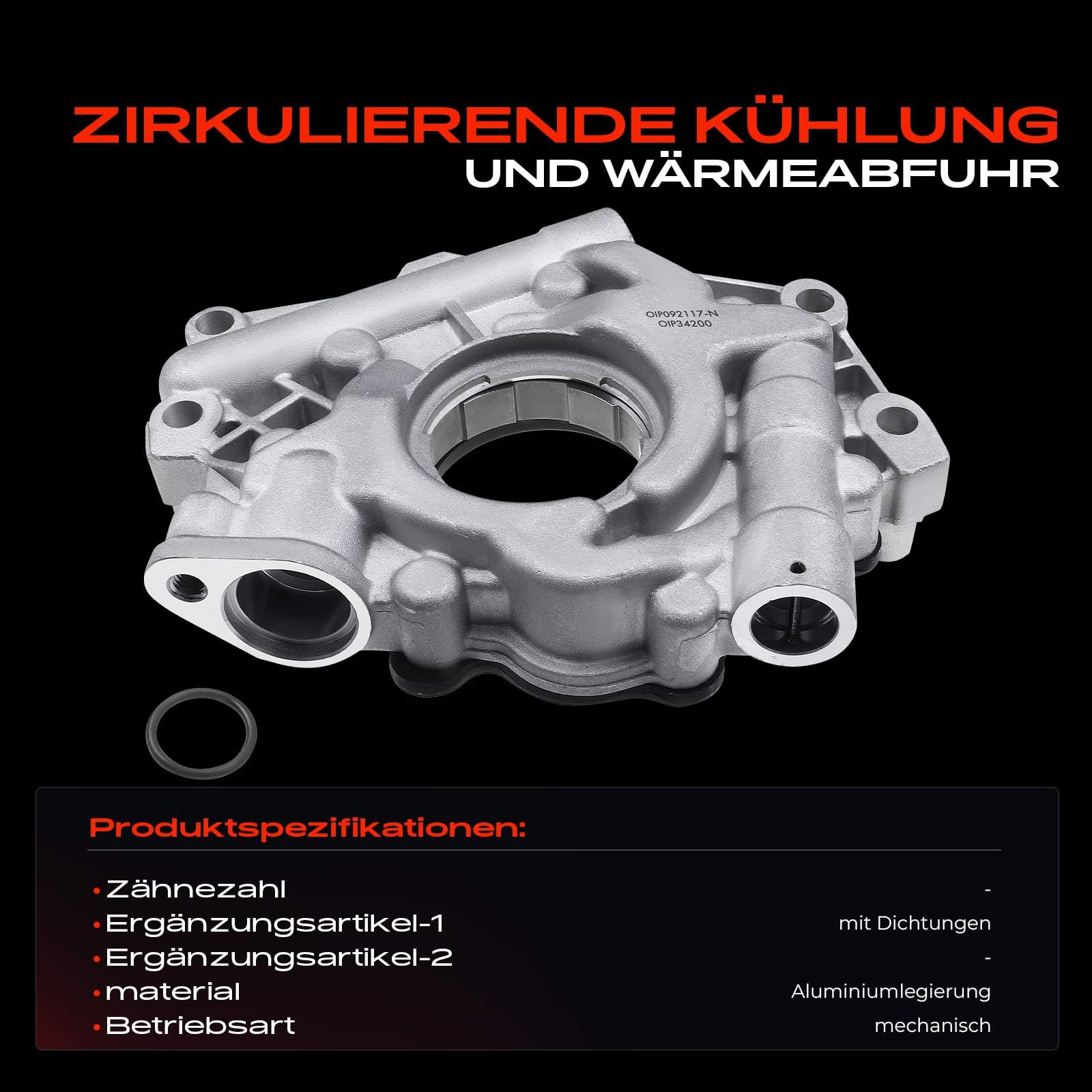 Frankberg Ölpumpe für 300 C Grand Cherokee III Commander Ram 1500/2500/3500/4000 Pick Durango Magnum 5.7L Benzin 2001-2012 53021622AD